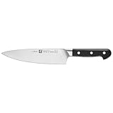 ZWILLING Pro Kochmesser Trad., Klingenlänge: 20 cm, Rostfreier Spezialstahl, Kunststoffgriff, Schwarz,20 x 5 x 5 cm