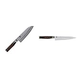 Kai TDM-1702 Shun Premier Tim Mälzer Serie Sa & Shun Premier Tim Mälzer Allzweckmesser mit Wellenschliff, Klinge 16,5 cm, TDM-1722