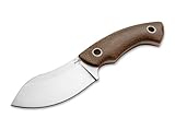 Böker Plus Nessmi Pro Feststehendes Messer aus D2-Stahl und Verbundwerkstoff in der Farbe Braun - 16 cm