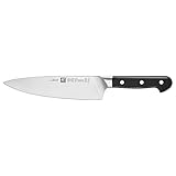 ZWILLING Pro Kochmesser Trad., Klingenlänge: 20 cm, Rostfreier Spezialstahl, Kunststoffgriff, Schwarz,20 x 5 x 5 cm