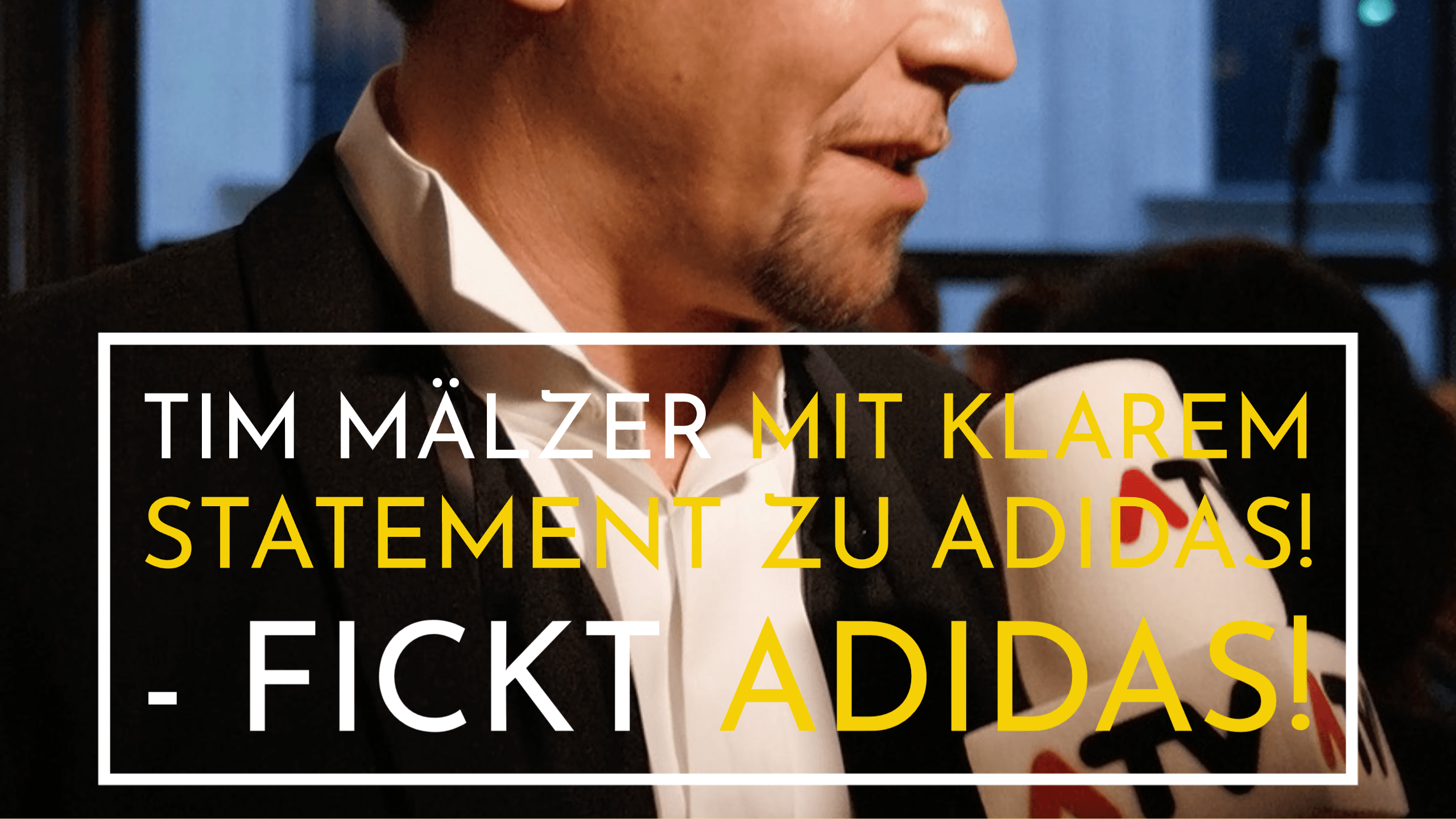 Tim Mälzer mit klarem Statement zu Adidas! – Fickt Adidas!