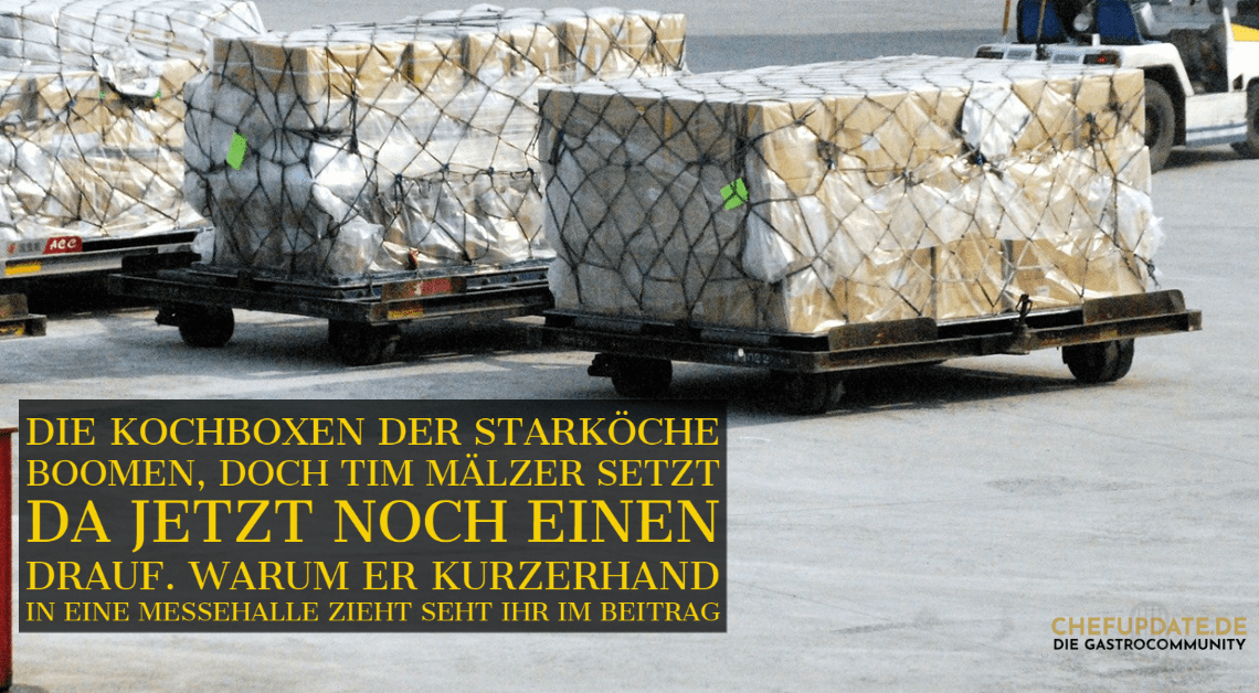 Die Kochboxen der Starköche boomen, doch Tim Mälzer setzt da jetzt noch einen drauf. Warum er kurzerhand in eine Messehalle zieht seht ihr im Beitrag Die Kochboxen der Starköche boomen, doch Tim Mälzer setzt da jetzt noch einen drauf. Warum er kurzerhand in eine Messehalle zieht seht ihr im Beitrag